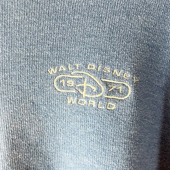 Disney Parks Walt Disney World 1971 Men’s Quarter Zip Pullover Sz L - Picture 2 of 6